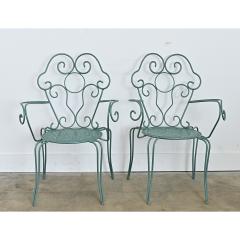 French Vintage Garden Table Set of Four Chairs and Table - 4643011