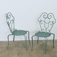 French Vintage Garden Table Set of Four Chairs and Table - 4643016