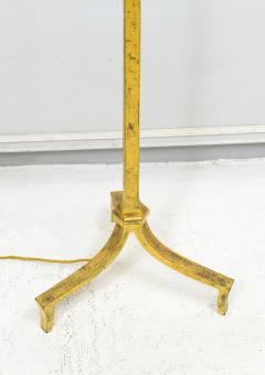 French Vintage Gilt Iron Floor Lamp - 2859393