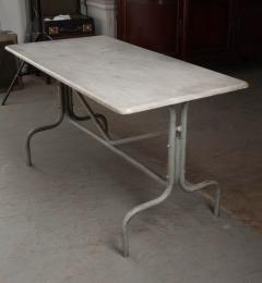 French Vintage Industrial Style Bistro Table - 1085180