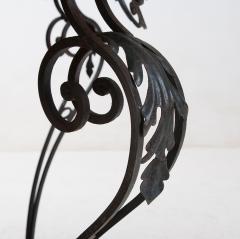 French Vintage Iron and Marble Console Table - 1878935