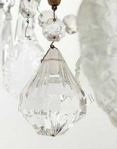 French Vintage Louis XV Style Bronze and Crystal Chandelier - 4093793