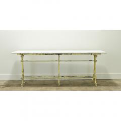 French Vintage Marble Bistro Table - 3639238