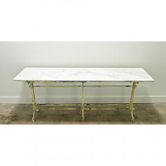 French Vintage Marble Bistro Table - 3639249