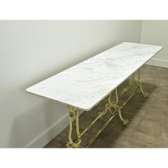 French Vintage Marble Bistro Table - 3639289