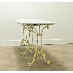 French Vintage Marble Bistro Table - 3639351