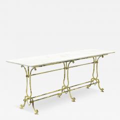 French Vintage Marble Bistro Table - 3679499