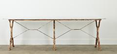 French Vintage Marble Bistro Table - 3664662