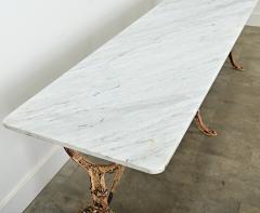 French Vintage Marble Bistro Table - 3664665