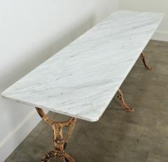 French Vintage Marble Bistro Table - 3664666