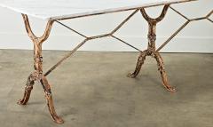 French Vintage Marble Bistro Table - 3664668