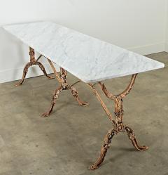 French Vintage Marble Bistro Table - 3664672
