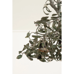 French Vintage Metal Mistletoe Chandelier - 2753041
