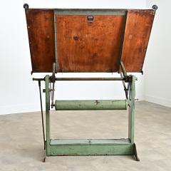 French Vintage Mid Century Architect s Drafting Desk - 4688313