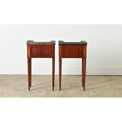 French Vintage Pair of Louis XVI Style Bedside Tables - 4443186