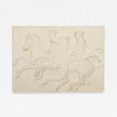 French Vintage Reproduction Parthenon Frieze Panel - 4290658