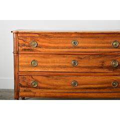 French Walnut 19th Century Louis XVI Style Commode - 4530412