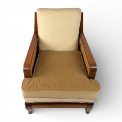 French Walnut Armchair circa 1950 - 4518371