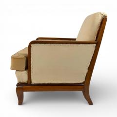 French Walnut Armchair circa 1950 - 4518374