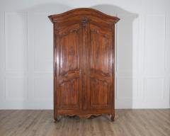 French Walnut Armoire Linen Cupboard Transition Louis XV Louis XVI Period - 4313727