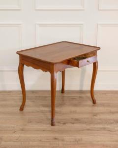 French Walnut Cabaret Table with Frieze Drawer Late 18th Century - 4437854