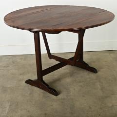 French Walnut Wine Tasters Table - 3856280