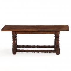 French Walnut and Oak Coffee Table 18th C - 4649265