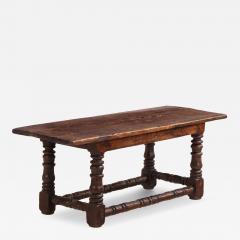 French Walnut and Oak Coffee Table 18th C - 4649497