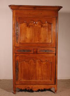 French Wardrobe In Cherry Wood 18th Century - 4001322