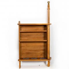French Waxed Oak Swinging Bar Serving Cabinet by Guillerme et Chambron - 4501123