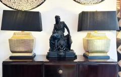 French White Metal Sculpture of Minerva the Roman Goddess of Wisdom - 4149984