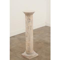 French White Solid Marble Column - 3420522