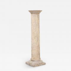 French White Solid Marble Column - 3426263