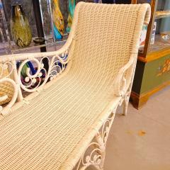 French Wicker Chaise Longue - 3814886