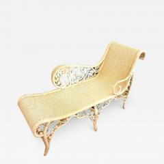 French Wicker Chaise Longue - 3818114