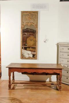 French Wooden P trin Table with Original Dough Bin and Baluster Legs circa 1750 - 3415665