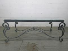 French Wrought Iron Coffee Table - 1920771