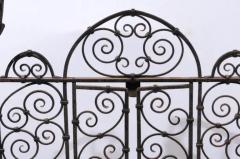 French Wrought Iron Freestanding Firescreen with Warming Holders circa 1880 - 3422789