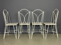 French Wrought Iron Patio Dining Set in Art Deco Style from the 1940s - 2555961