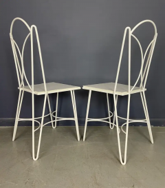 French Wrought Iron Patio Dining Set in Art Deco Style from the 1940s - 2555963