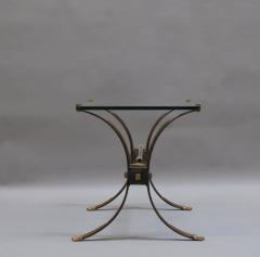 French Wrought Iron and Brass Coffee Table - 355130