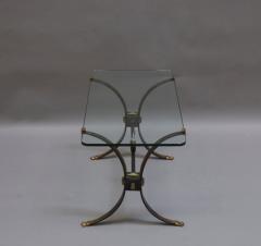 French Wrought Iron and Brass Coffee Table - 355132