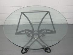 French Wrought Iron and Bronze Table - 1773633