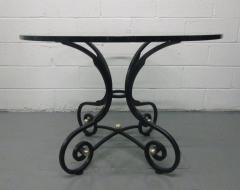 French Wrought Iron and Bronze Table - 1773635