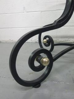 French Wrought Iron and Bronze Table - 1773636