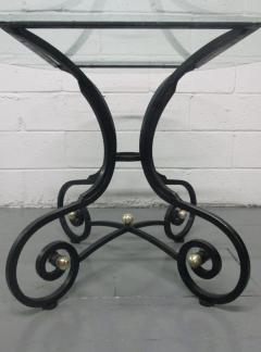French Wrought Iron and Bronze Table - 1773637
