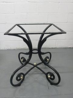 French Wrought Iron and Bronze Table - 1773639