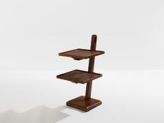 French art deco tinted oak wood serving table 1940 - 4463622