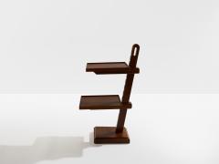 French art deco tinted oak wood serving table 1940 - 4463625