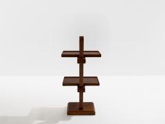 French art deco tinted oak wood serving table 1940 - 4463628